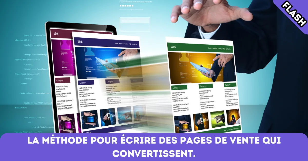 La méthode pour écrire des pages de vente qui convertissent